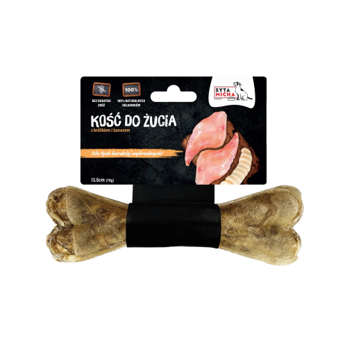 Syta Micha Kość do żucia dla wybrednych psów 13,5 cm.png