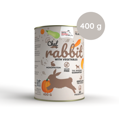 Syta Micha CHEF Królik 400g.png
