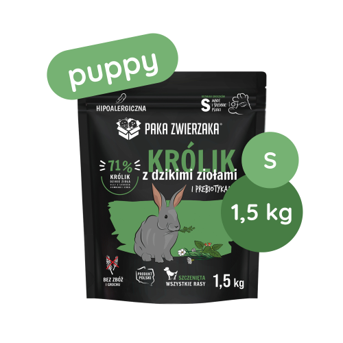 PZ Królik z dzikimi ziołami PUPPY S 1,5kg.png