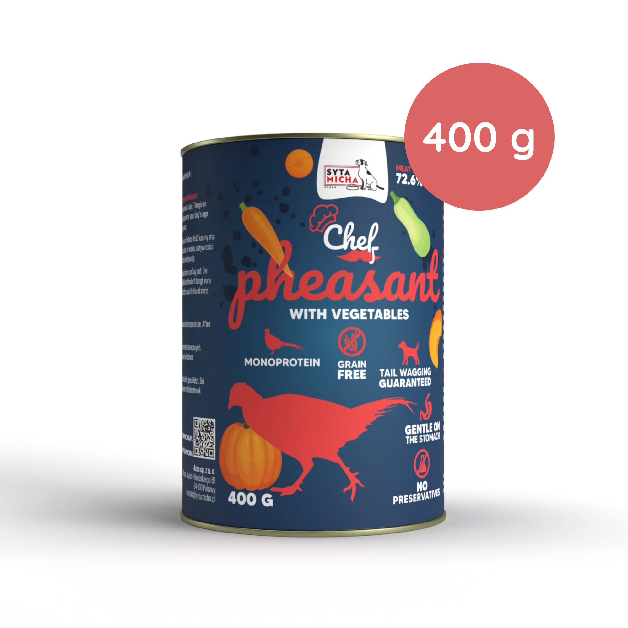 Syta Micha CHEF Bażant 400g.png